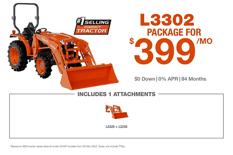 L3302 TRACTOR PACKAGE